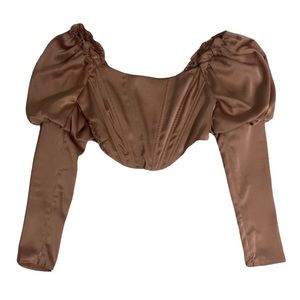 Crop corset top from fashion nova